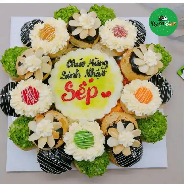 mẫu bánh sinh nhật & thực đơn tiệc sinh nhật sếp tổng