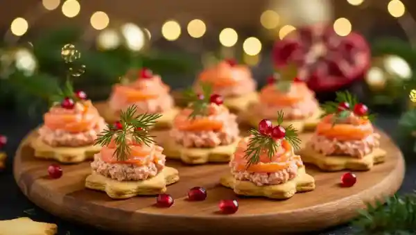 Dịch vụ set up trang trí Tiệc Finger food Giáng sinh (Noel) Hà Nội trọn gói