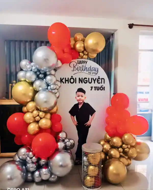 Dịch vụ đặt tiệc sinh nhật cho bé trai/gái 7 tuổi tại nhà tại lớp Hà Nội