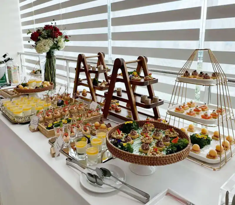 menu thực đơn tiệc canape