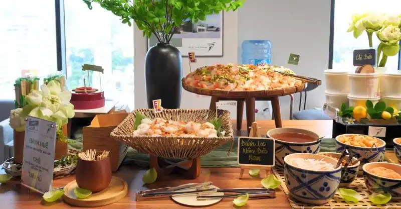 thực đơn Buffet nhẹ cho tiệc 8/3 tại văn phòng nhỏ và vừa