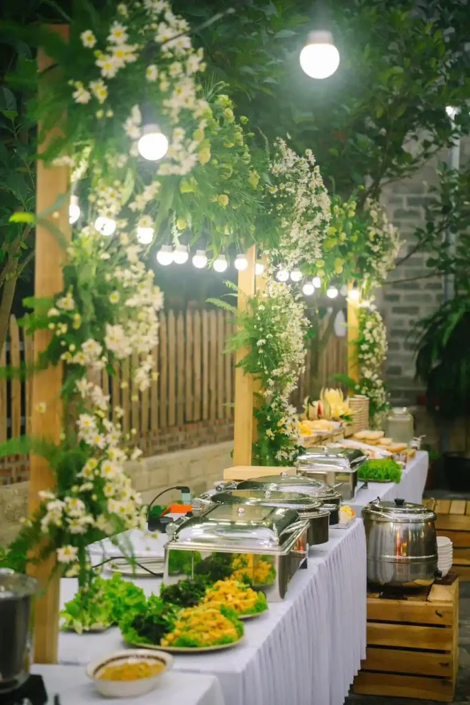 menu thực đơn cho tiệc tri ân kỷ yếu & lễ trưởng thành